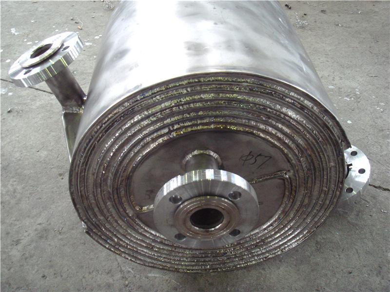 不（bú）鏽鋼螺旋板換熱器